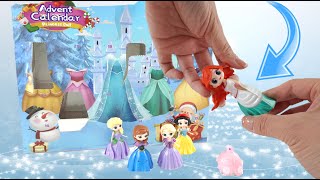 Disney Princess Dolls Magic Clip 2023 Advent Calendar [upl. by Julio]