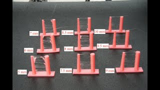 3D Printing  Retract Test  eSUN Pink PLA [upl. by Oinesra]