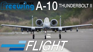 Flying the Freewing A10 Thunderbolt II Twin 80mm EDF Jet  Motion RC [upl. by Ledif]