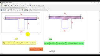 Flexural T Section Beam Case1 20 [upl. by Calondra676]