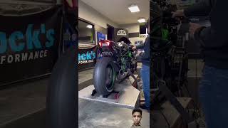 Test horse power kwasaki ninja h2rhorse kawasakininjah2rtopspeed shortsviral subscribe [upl. by Yelnats]