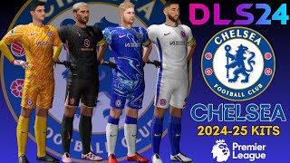 DLS 24 KITS CHELSEA 202425 KITS ⚪🔵 [upl. by Hedberg]