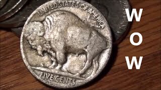 FINDING a BUFFALO NICKEL coin roll hunting nickels [upl. by Weisman]