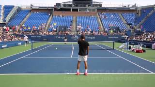 Roger Federer  Stanislas Wawrinka 2013 7  7 [upl. by Ahsilla]