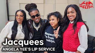 Lip Service  Jacquees talks proposing to Deiondra becoming a father meeting his biological dad [upl. by Yentruocal]