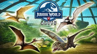 PTEROSAURS COMING SOON JURASSIC WORLD ALIVE [upl. by Llabmik]