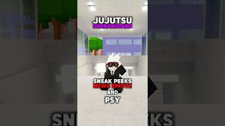 SNEAK PEEKS EMOTE PSY jujutsushenanigans roblox foryou shenanigans jjk jjs anime sukuna [upl. by Adnamar]