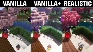 Minecraft  Graphics Comparison [upl. by Sosthena]