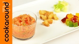 Gazpacho andaluso  Ricetta Gazpacho di verdure [upl. by Ewolram]