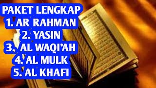 Surah Ar RahmanSurah YasinSurah Al WaqiahSurah Al Mulk amp Surah Al Kahfi [upl. by Ronal438]