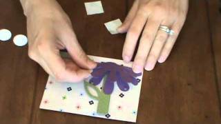 Flip Up Flower Tutorialwmv [upl. by Komarek106]