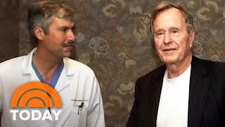 Footage Shows Moments Before George HW Bush’s Former Cardiologist Was Fatally Shot  TODAY [upl. by Rayner226]