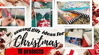 SEWING CHRISTMAS GIFTS FOR FRIENDS USEFUL GIFTS TO SEW GIFT IDEAS TO SEW agifttonovember [upl. by Castor]