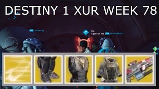 Destiny 1 Xur Week 78 August 30th 2024 [upl. by Lledualc]