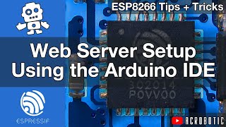 ESP8266 Web Server StepByStep Using Arduino IDE Mac OSX and Windows [upl. by Bolme]