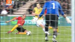 BelgienSpanien 12 WM 2010  belgium spain qualification 2010 [upl. by Raddatz]