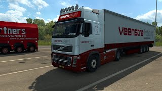 ETS2 Van Rennes naar Luik Voor Veenstra Fritom [upl. by Kcirred]