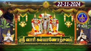 Srivari Kalyanotsavam  Tirumala  SVBC2 Tamil  22112024  SVBC TTD [upl. by Proudman]