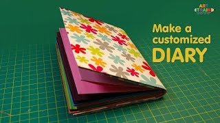 DIY Customized Handmade Diary [upl. by Keever]