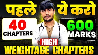 LAST 5 MONTHS NEET2025 🔥MOST HIGH YIELDING CHAPTERS OF BIO CHEM amp PHY✅neet2025 aiims [upl. by Eidolem]