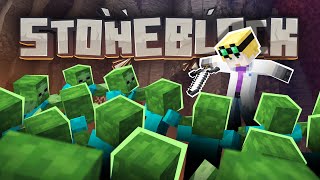 Trapped in the Pit  MINECRAFT STONEBLOCK 3 11 [upl. by Gowon]