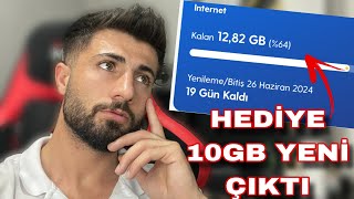 TURKCELL GÜNCEL 10GB HEDİYE İNTERNET KAMPANYASI KAÇIRMA [upl. by Amelia183]