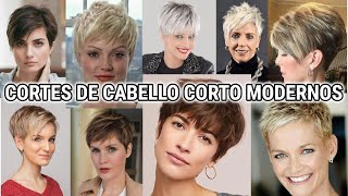 CORTES de CABELLO CORTOS MODERNOS CORTES de PELO CORTO de MODA 2023 [upl. by Nesnej422]