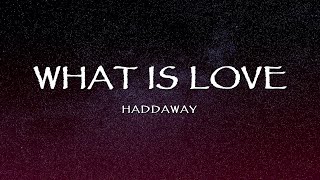 Haddaway  What Is Love Lyrics [upl. by Swanhildas]