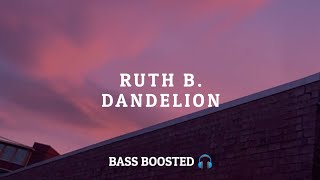 Ruth B  Dandelion Empty Hall Bass Boosted 🎧 [upl. by Brieta386]