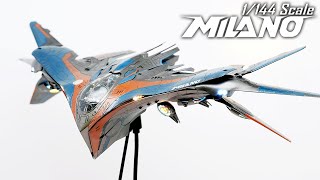 Guardians of the Galaxy Milano Spaceship  SLA 3D Printed 1144 Scale Model with LED [upl. by Caldeira403]