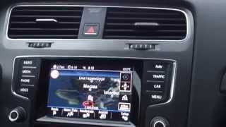 Navigation mit dem Discover Media im Golf VII [upl. by Hjerpe703]