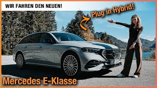 Mercedes EKlasse im Test 2025 Wir fahren den NEUEN Plug in Hybrid Fahrbericht  TModell E 300 e [upl. by Dryden]