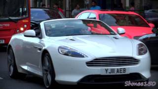 Aston Martin Virage Volante  First in London [upl. by Amathist]