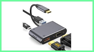 Adaptateur multiprise USBC vers HDMI VGA USB  MOKAI START [upl. by Oliver723]