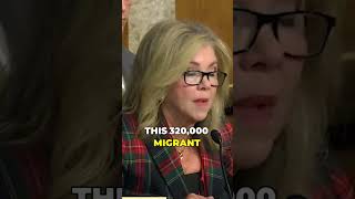 Marsha Blackburn heated exchange with Witness 320000 Migrant Missing [upl. by Goss]