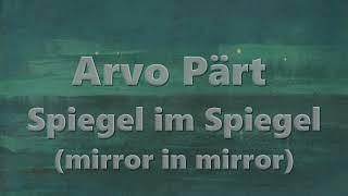 Arvo Pärt quotSpiegel im Spiegelquot for Voice Kantele and Piano along with M K Čiurlionis pictures [upl. by Nalrah]