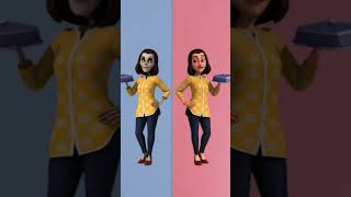 skeleton of pinaki amp happy cartoon funnybhoot viralshortstrending [upl. by Akirderf]