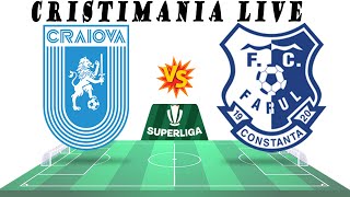 LIVE UNIVERSITATEA CRAIOVA  FARUL CONSTANTA  LIVE STREAM SUPERLIGA ROMANIEI  LIVE FARUL [upl. by Margy]