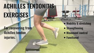 Achilles Tendonitis Exercises [upl. by Wardlaw]