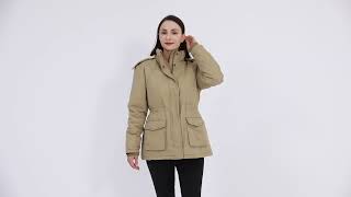 WenVen Womens Winter Warm Sherpa Lined Jacket Heavy Parka Coat [upl. by Cari986]