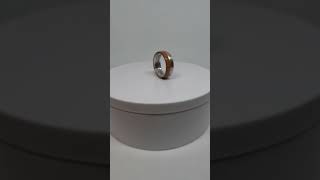 Coin Ring with Wood Inlay [upl. by Davilman]