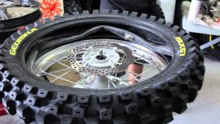 How To Change A Motorcycle Tire [upl. by Alurd]