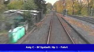 Hi8cam Führerstandsmitfahrt Niedernhausen  Igstadt  Wiesbaden [upl. by Yoo]