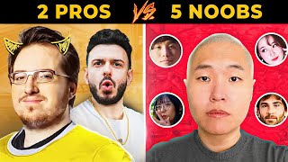 5 Noobs vs The Best Valorant Pro in the World and Tarik [upl. by Airamalegna]