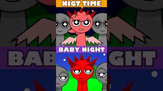 Incredibox Sprunki BABIES 🍼👶 VS Sprunki NIGHT TIME 🪙✨ All Characters [upl. by Orthman301]