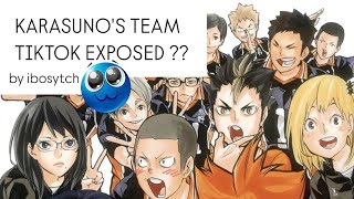 Karasunos Tiktoks Exposed Haikyuu texting vid [upl. by Candis]