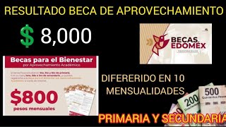 RESULTADOS BENEFICIARIS BECA DE APROVECHAMIENTO EDO MEX HASTA 💲800 PESOS 💳💵🧐 [upl. by Mariya]