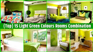 Top 15  Light Green Colours Rooms Combination for Bedroom  Best Green Colours Rooms Combination [upl. by Pansie]