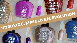 Unboxing Nuevos 40 tonos de Masglo GEL EVOLUTION [upl. by Eiluj45]