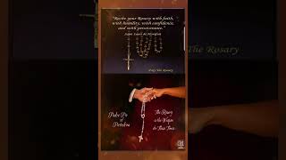 Recite the Rosary with faith [upl. by Ahsiyk]